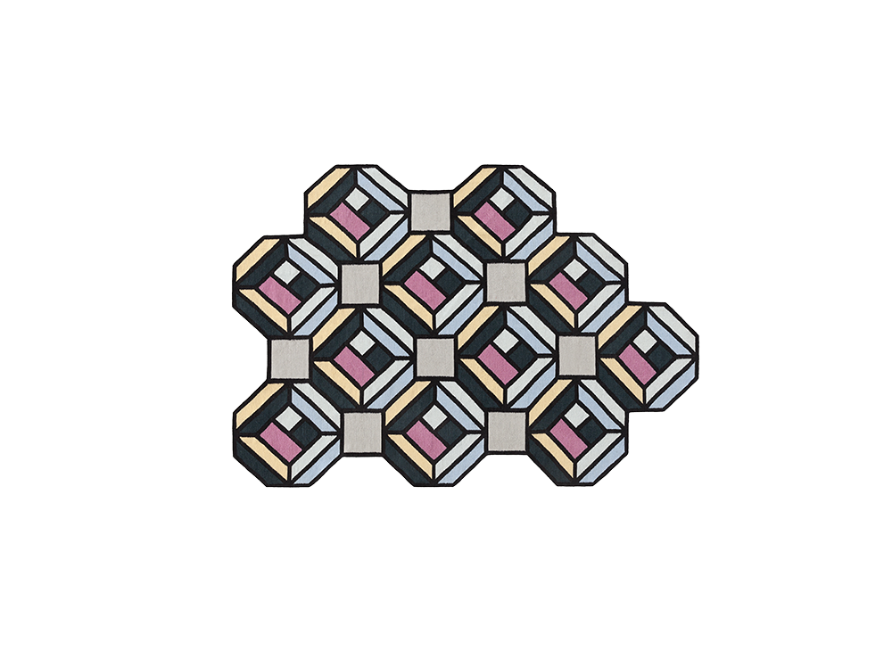 GAN Parquet Tetragon Rug