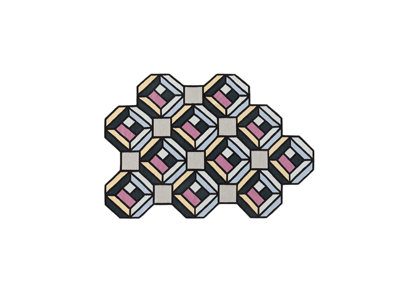 GAN Parquet Tetragon Rug