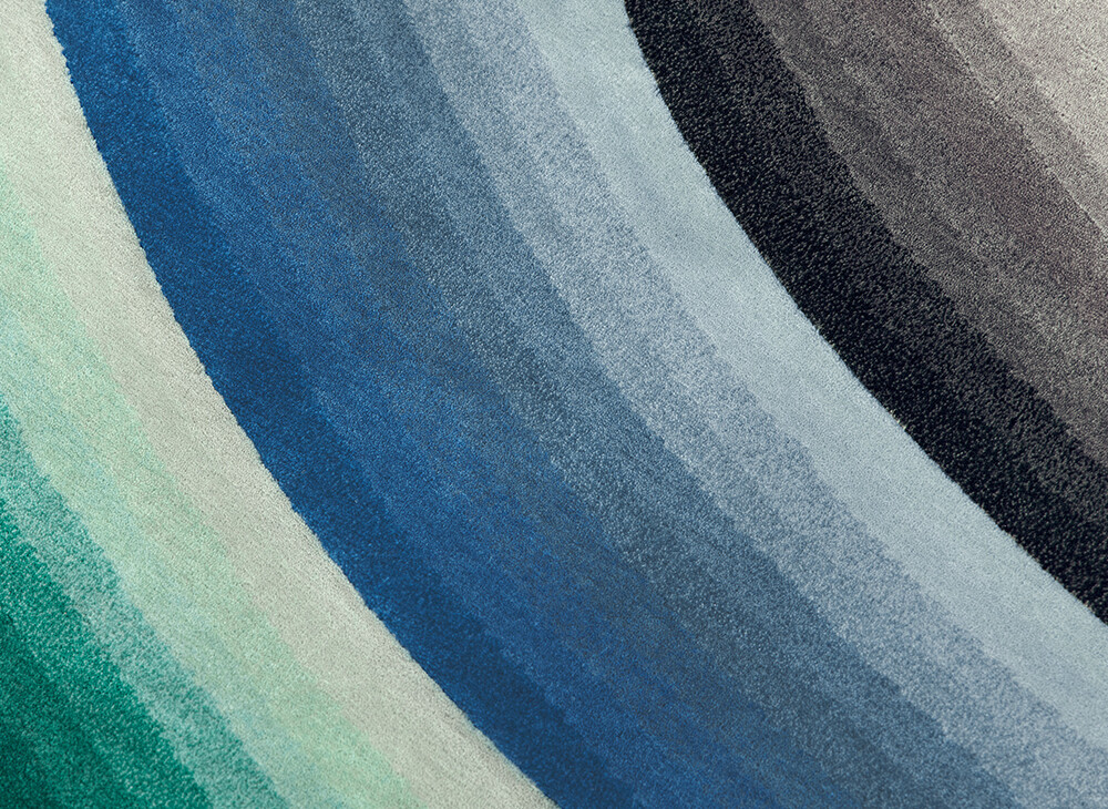 GAN Round Mirage Rug