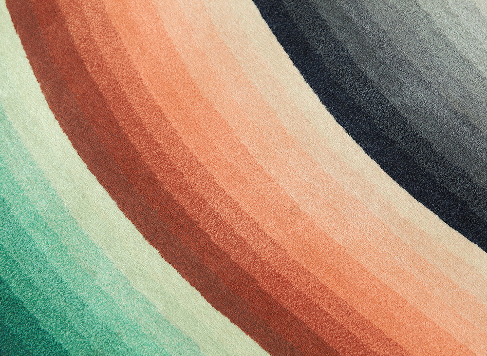 GAN Round Mirage Rug