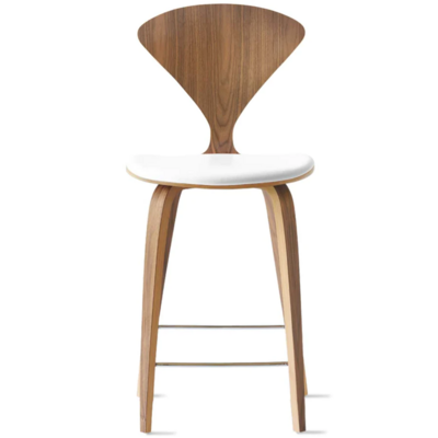 Cherner Wood Base Stool - with seat pad