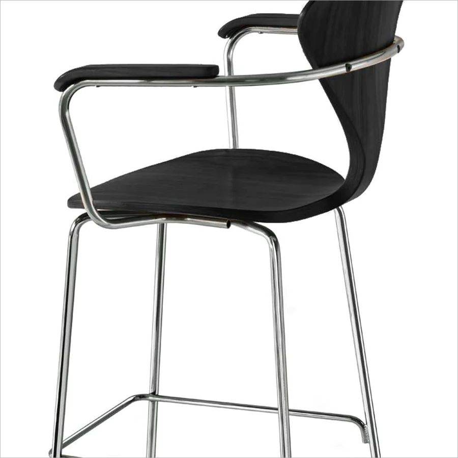 Cherner Metal Base Stool with Arms