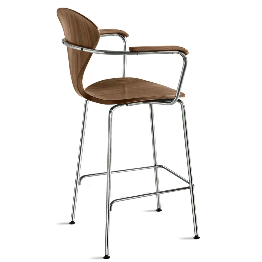 Cherner Metal Base Stool with Arms