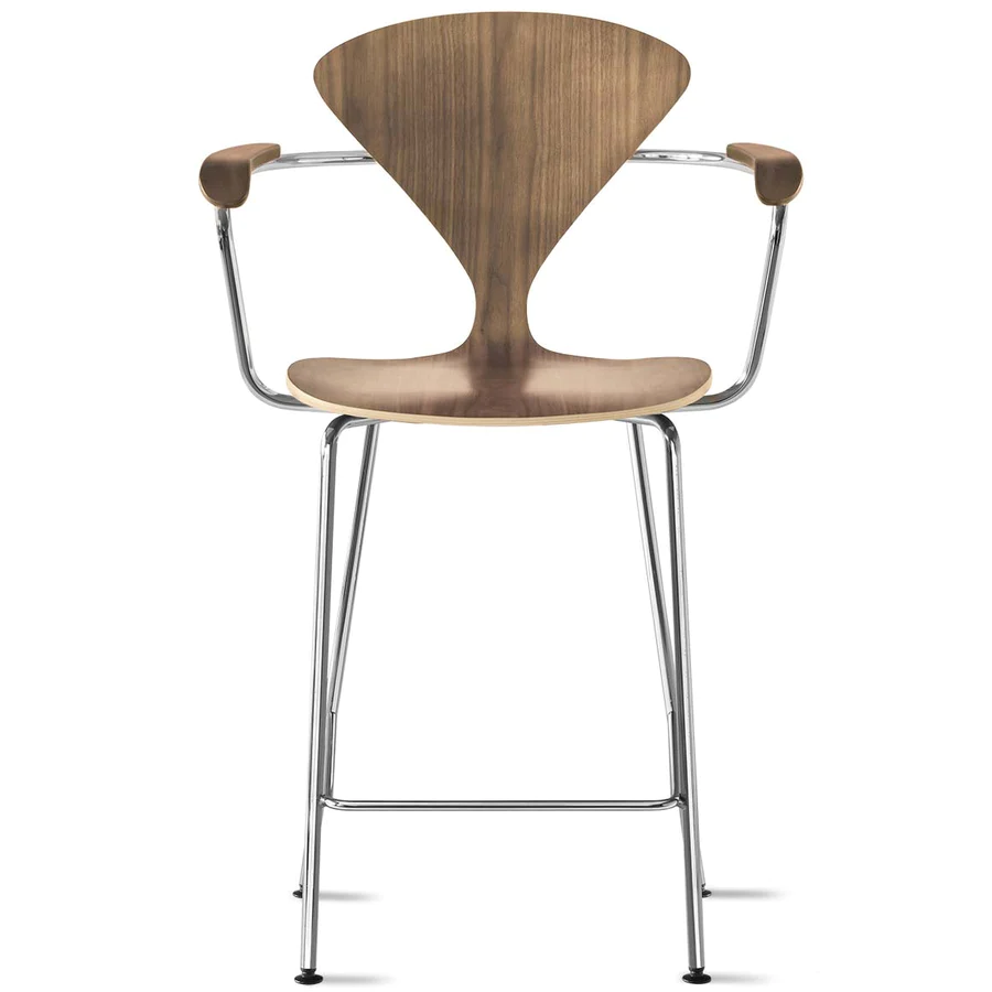 Cherner Metal Base Stool with Arms