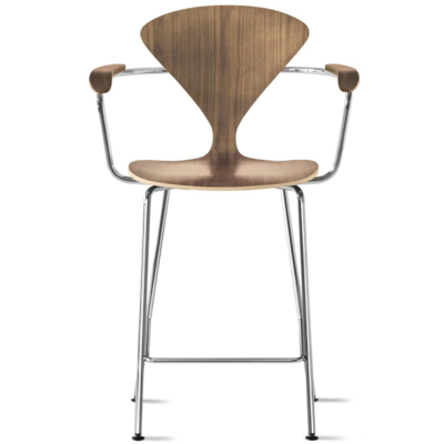 Cherner Metal Base Stool with Arms