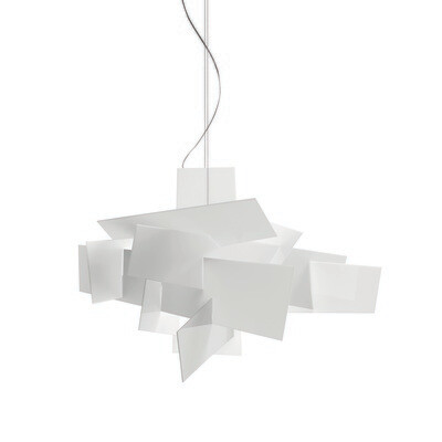 Foscarini Big Bang Suspension Lamp, Finish: White