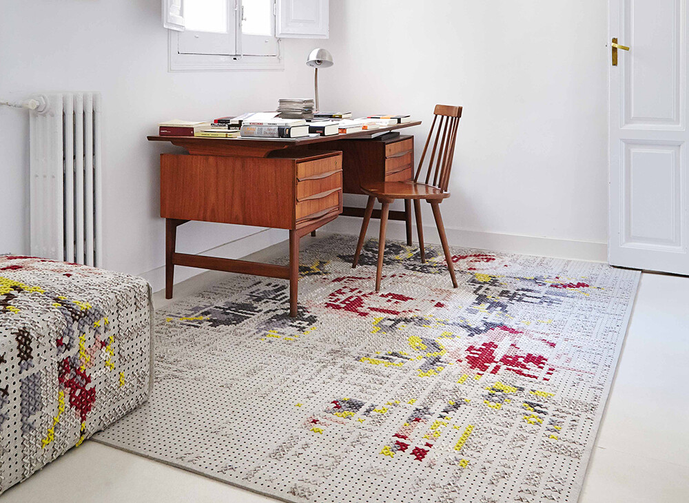 GAN Canevas Flowers Rugs