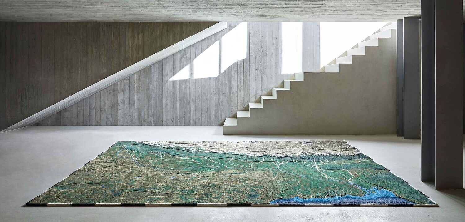 GAN Plastic Rivers Rug
