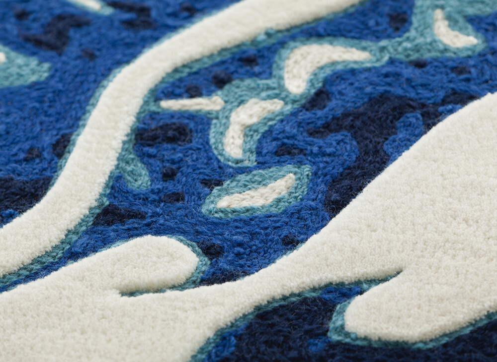 GAN Blue China Rug