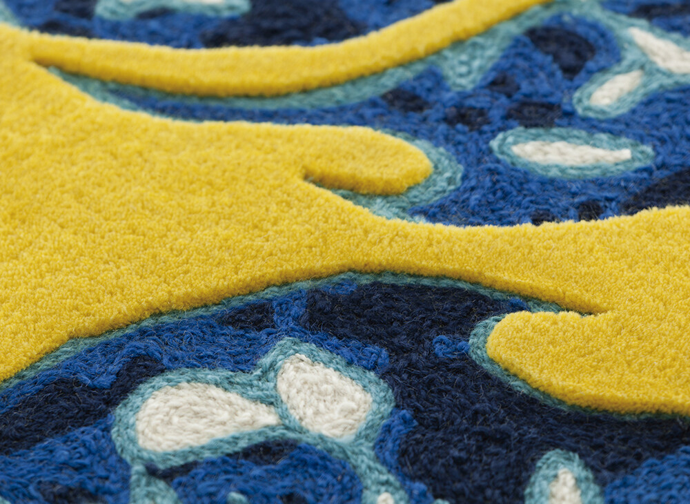 GAN Blue China Rug