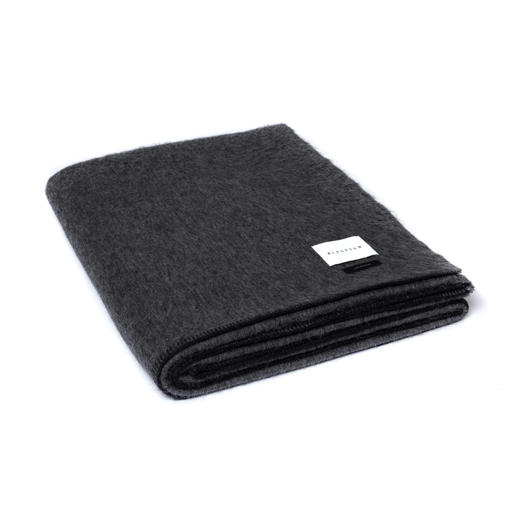 Blacksaw The Siempre Recycled Blanket  - Speakeasy charcoal