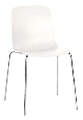 Magis Substance Stacking Chair Set/2, Base: Chrome, Shell: White