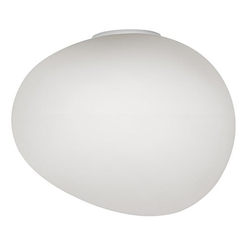 Foscarini Gregg Ceiling/Wall Lamp, Size: Small, Frame Color: White