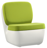 Magis Nimrod Lounge Chair, Upholstery: Green