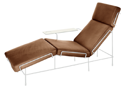 Magis Traffic Chaise Lounge Magis Traffic Chaise Lounge, Frame: White