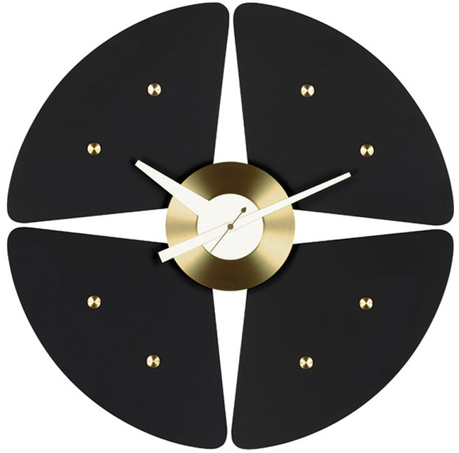 Vitra Petal Black Clock