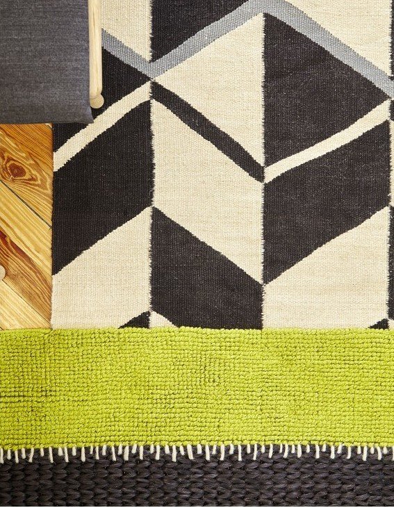 GAN Rustic Chic Geo Rug