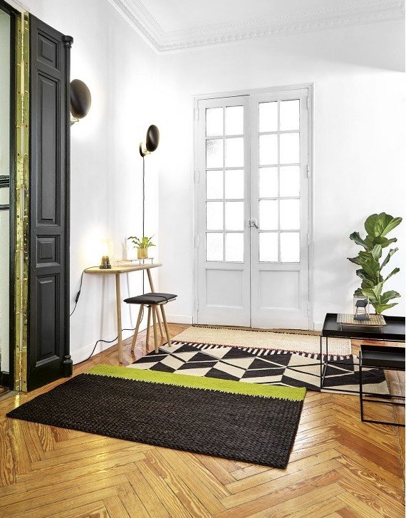 GAN Rustic Chic Geo Rug