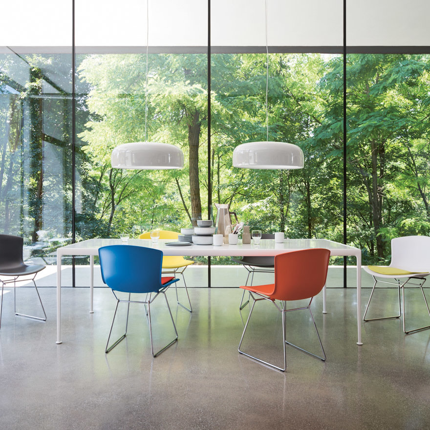 Indoor Bertoia Molded Shell Side Chair