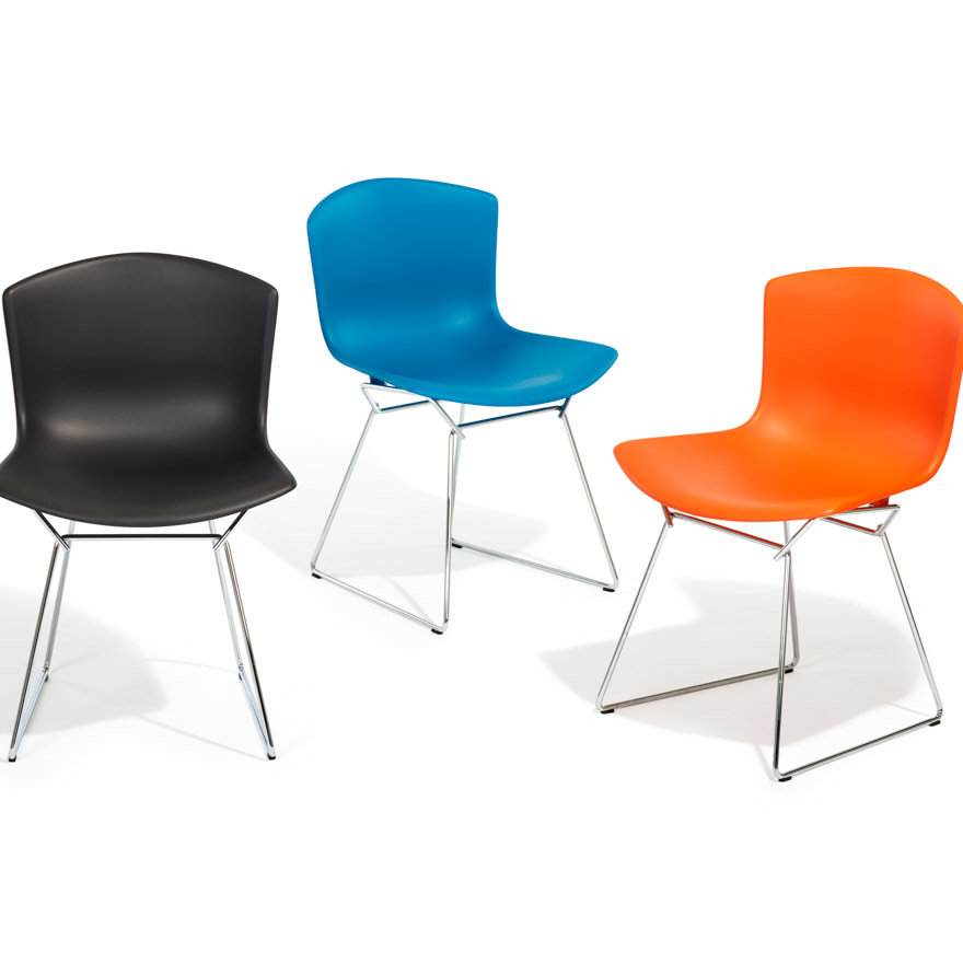 Indoor Bertoia Molded Shell Side Chair