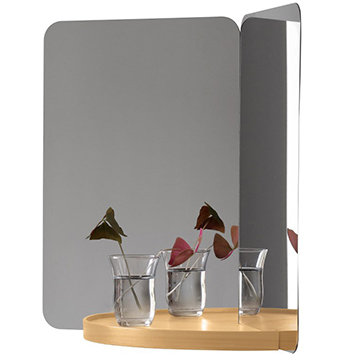 Artek 124˚ Mirror, Finish: Ash