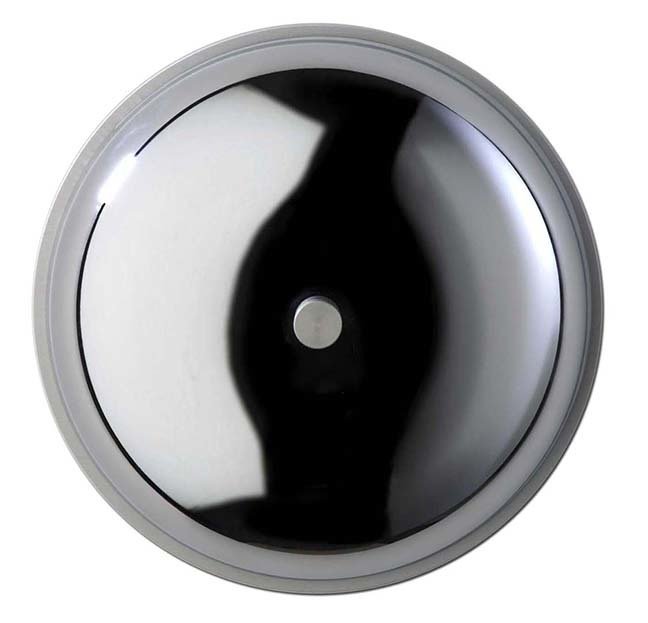 Spore Doorbell Chime Ring, Colour: Polished Aluminum