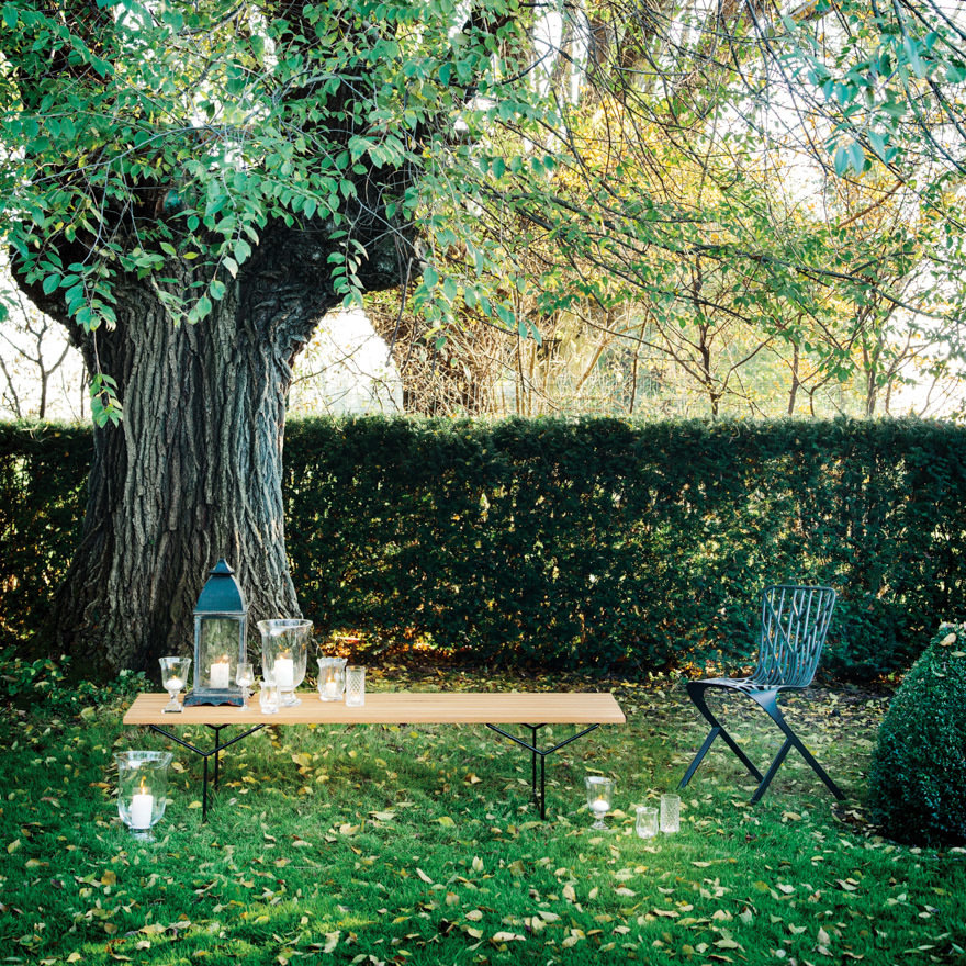 Knoll Outdoor Bertoia Bench