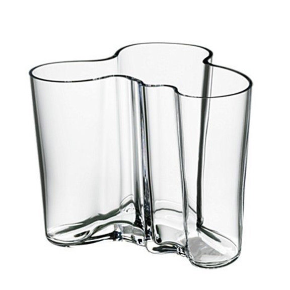 iittala Aalto Vase 4.75", Colours: Clear