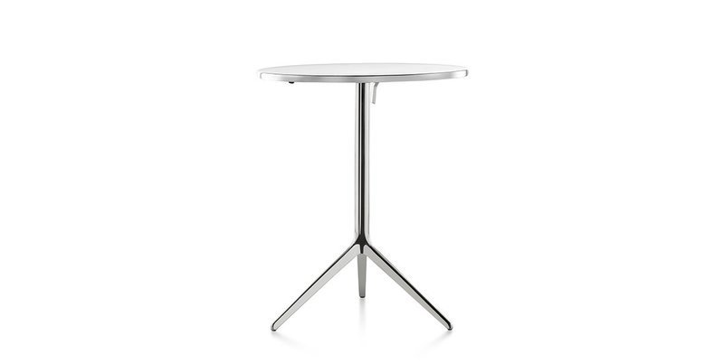 Magis Central Table, Finish: Polished Aluminum