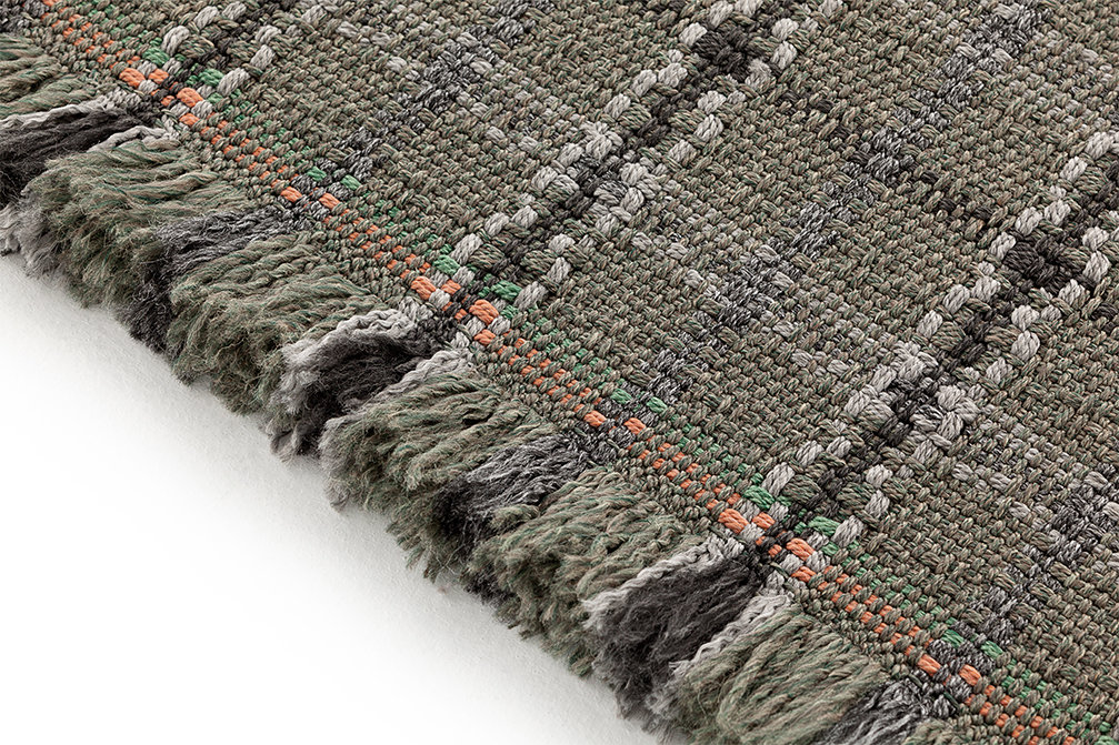 GAN Garden Layers Tartan Rug