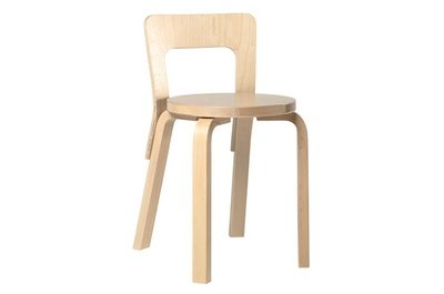 Artek Chair 65, Finish: Natural Birch