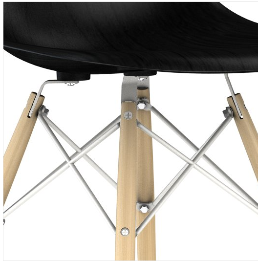 Herman Miller® Eames® Molded Wood Side Chair Dowel Base
