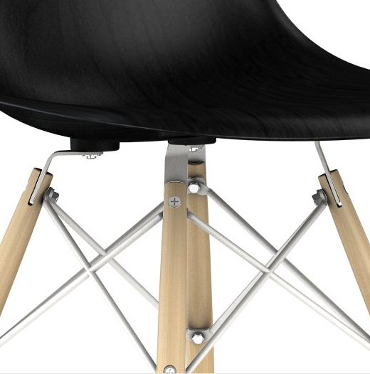 Herman Miller® Eames® Molded Wood Side Chair Dowel Base