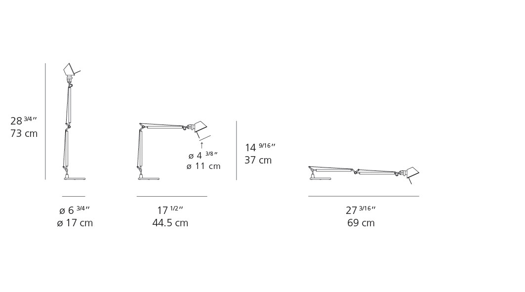 Artemide Tolomeo Micro Table Lamp