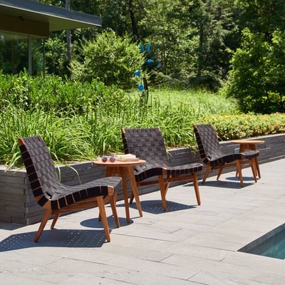 Knoll Risom Outdoor Lounge Chair