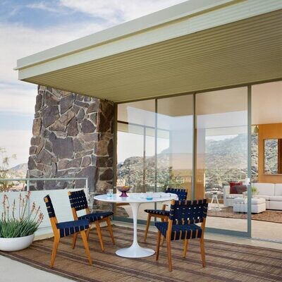 Knoll Risom Outdoor Side Chair