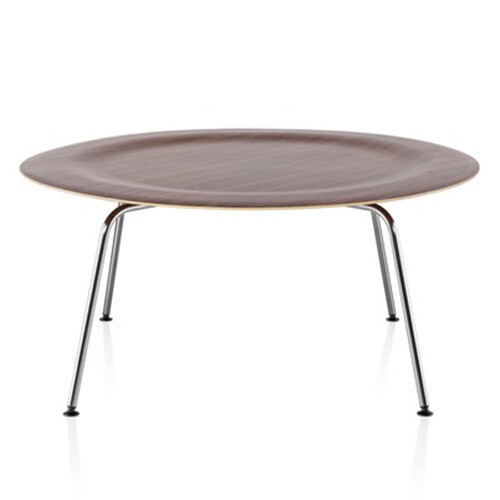 Herman Miller Eames Molded Plywood Coffee Table Metal Base