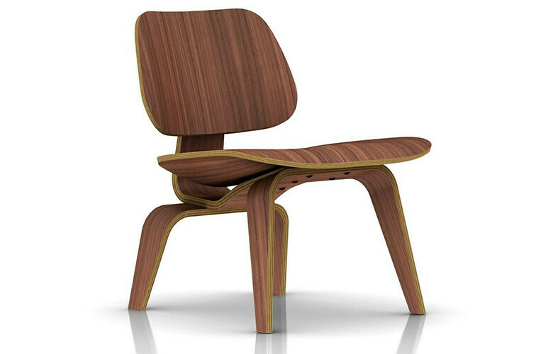 Herman Miller® Eames® Molded Plywood Lounge Chair Wood Base, Finish: Walnut