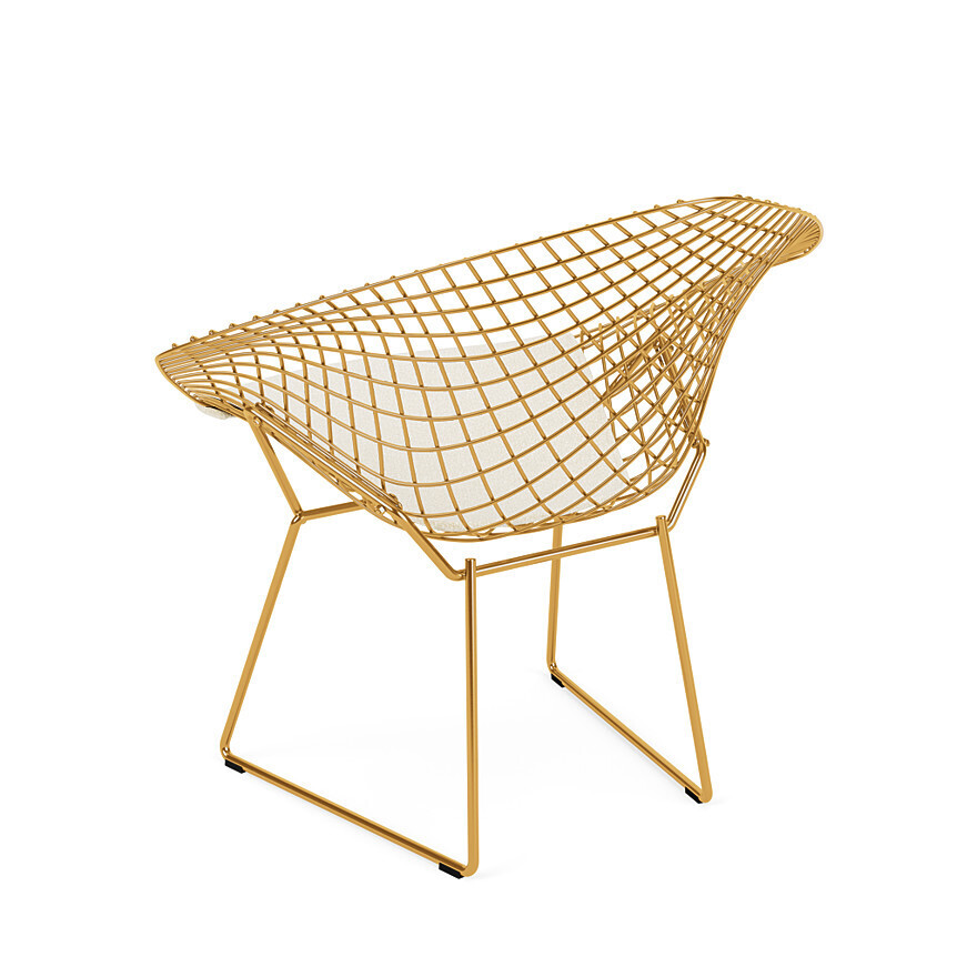 Knoll Bertoia Diamond Chair Gold