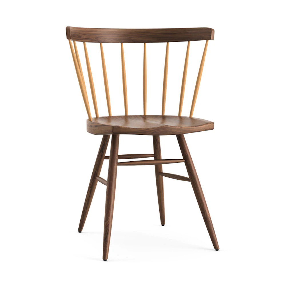 Knoll Nakashima Straight Chair, Finishes: American Walnut