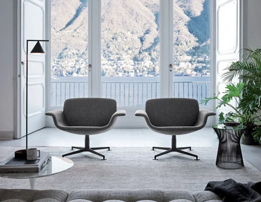 Knoll KN01 Swivel Lounge Chair
