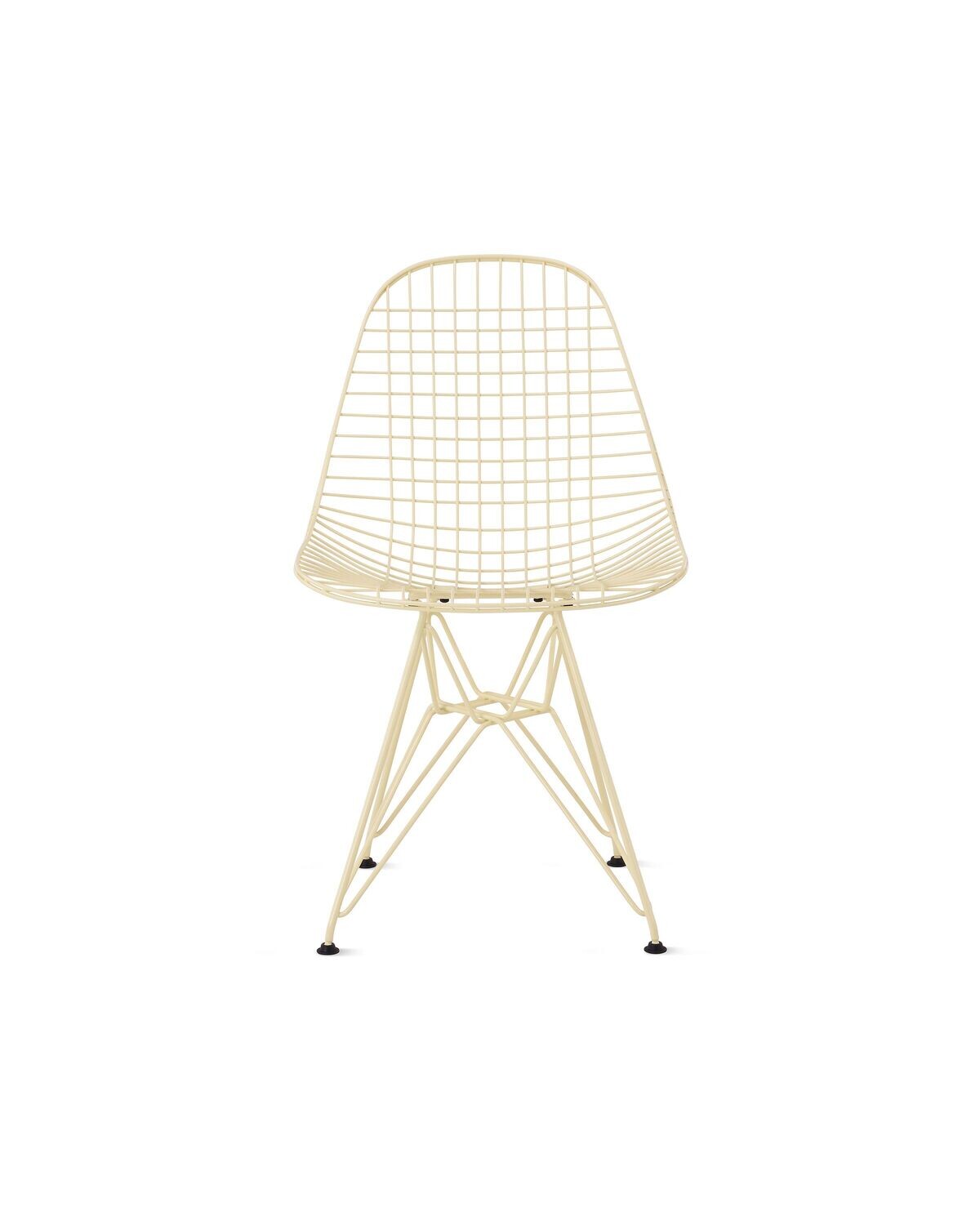 Herman Miller X HAY Eames Wire Chair, Seat Pad: Without Seat Pad, Colour: Powder Yellow
