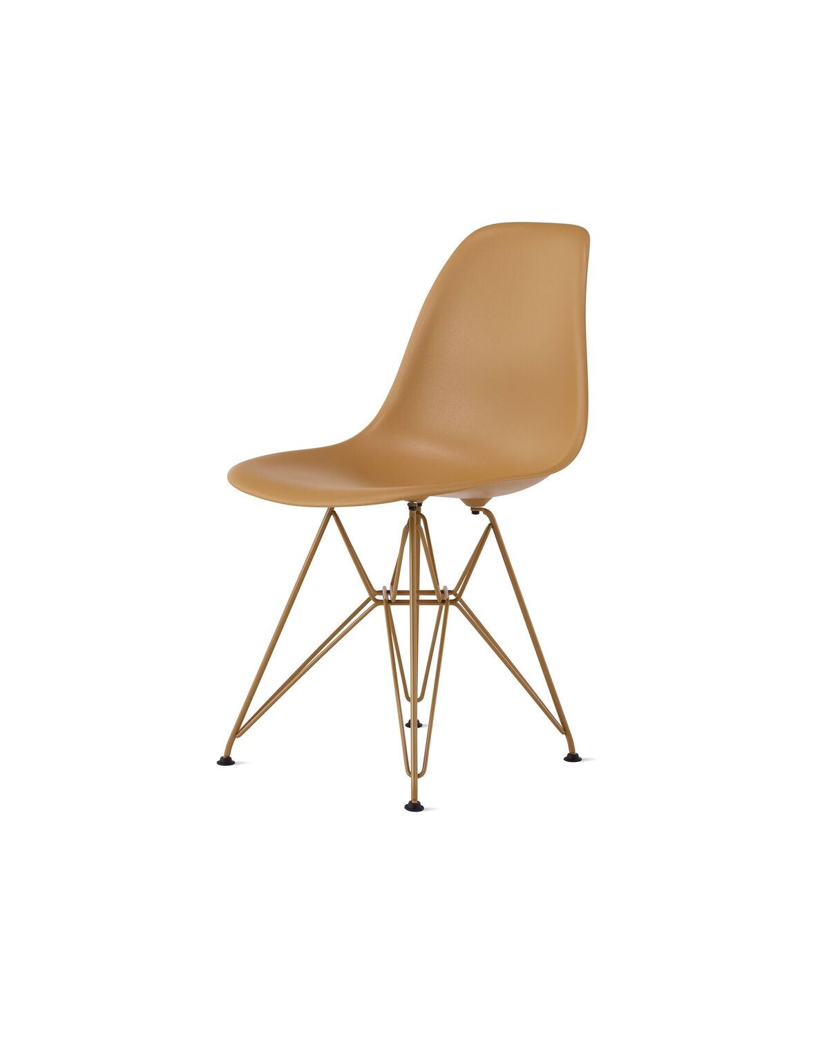 Herman Miller X HAY Eames Molded Plastic Side Chair, Colour: Toffee