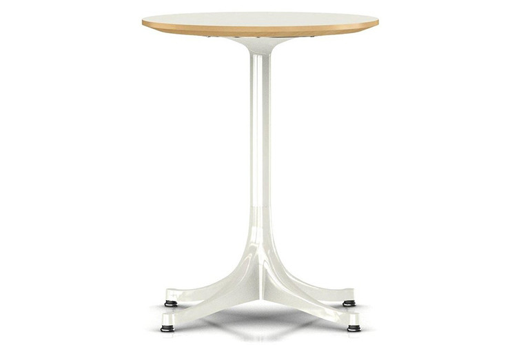 Herman Miller® Nelson™ Pedestal Table, Top Finish: White, Base Finish: White