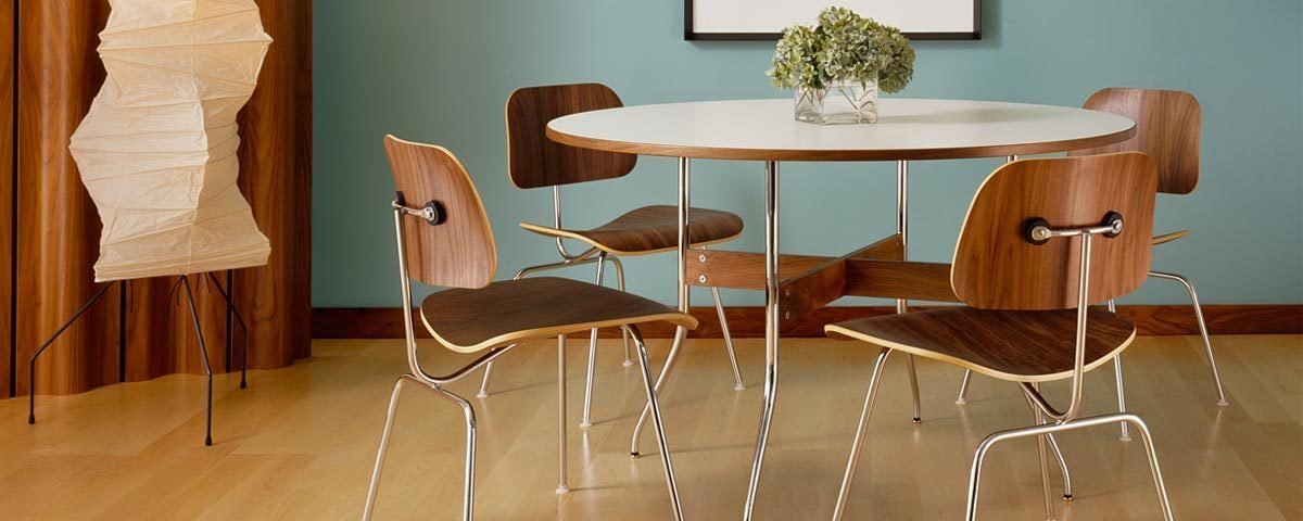Herman Miller® Eames® Molded Plywood Dining Chair Metal Base