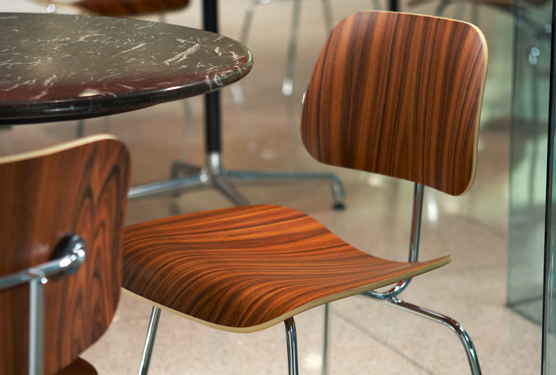 Herman Miller® Eames® Molded Plywood Dining Chair Metal Base