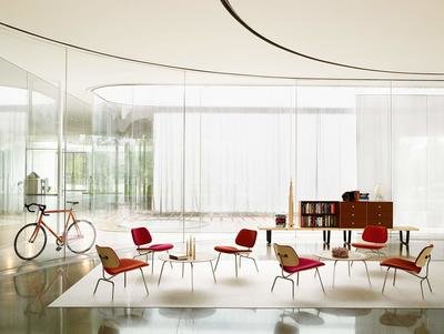 Herman Miller® Eames® Molded  Plywood Lounge Chair Metal Base