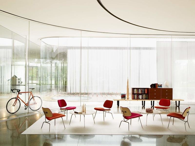 Herman Miller® Eames® Molded  Plywood Lounge Chair Metal Base