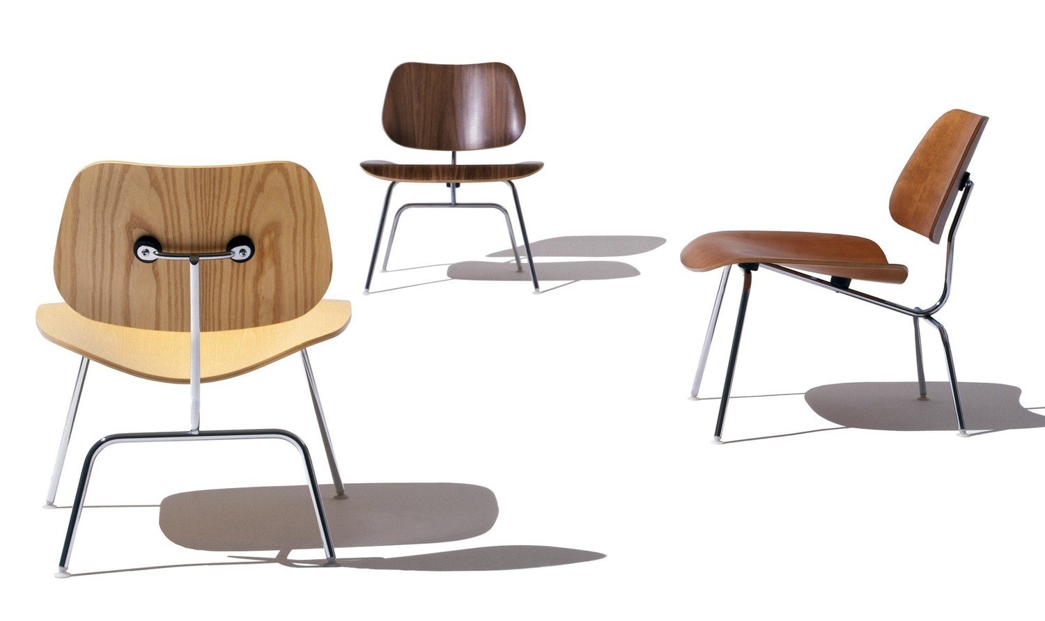 Herman Miller® Eames® Molded  Plywood Lounge Chair Metal Base