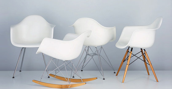 Herman Miller® Eames® Molded Plastic Armchair 4-Leg Base